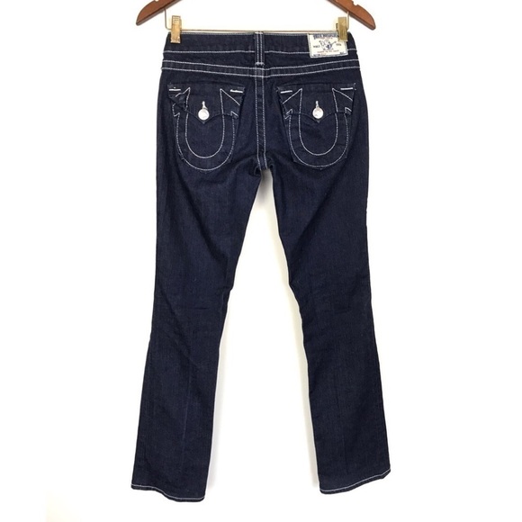 True Religion Billy Straight Flap Pocket Jeans 26 - Picture 1 of 7